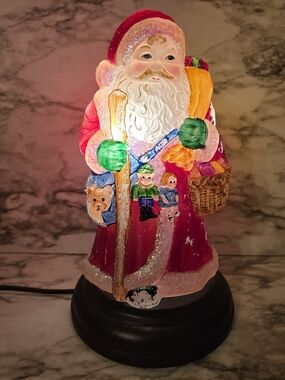 Old World Christmas - OWC 2004 Merck - 20th Anniversary Santa Light (263)